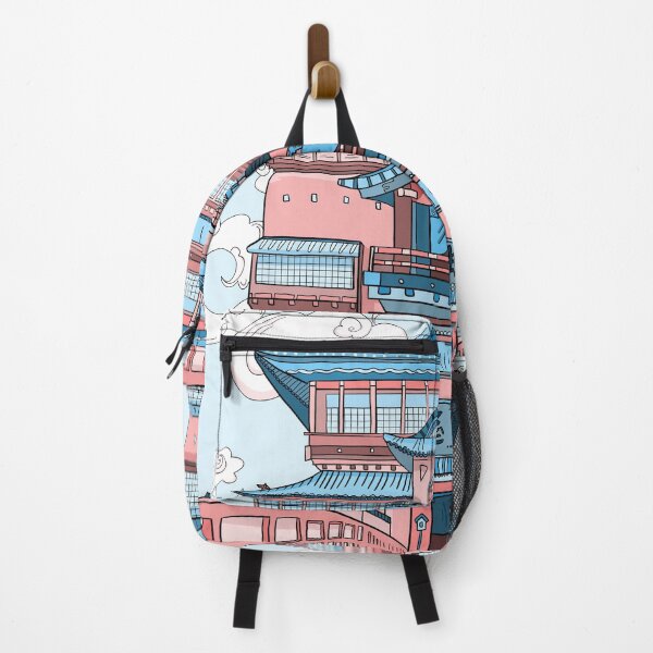 Artikelvorschau, Anime Pink und Blue Building Design entworfen und verkauft von sydneymcc.