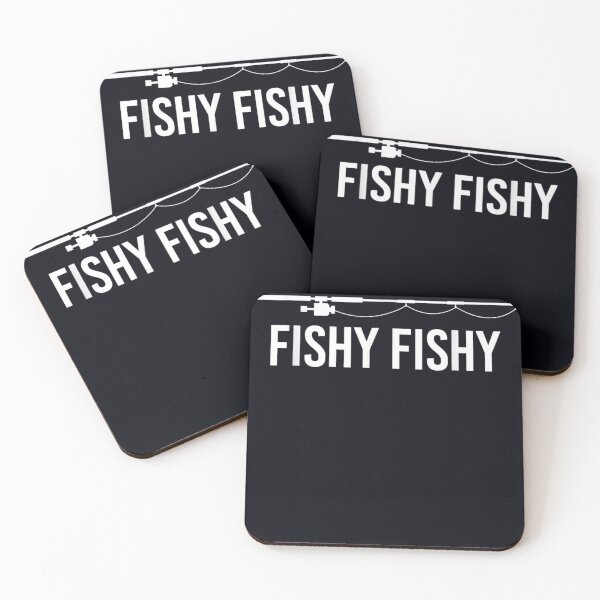 Item preview, Here Fishy Fish Angling Fishing Dad Fisherman designed and sold by DeannaMarks.