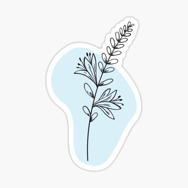 "little white flowers" Sticker by hafke Redbubble