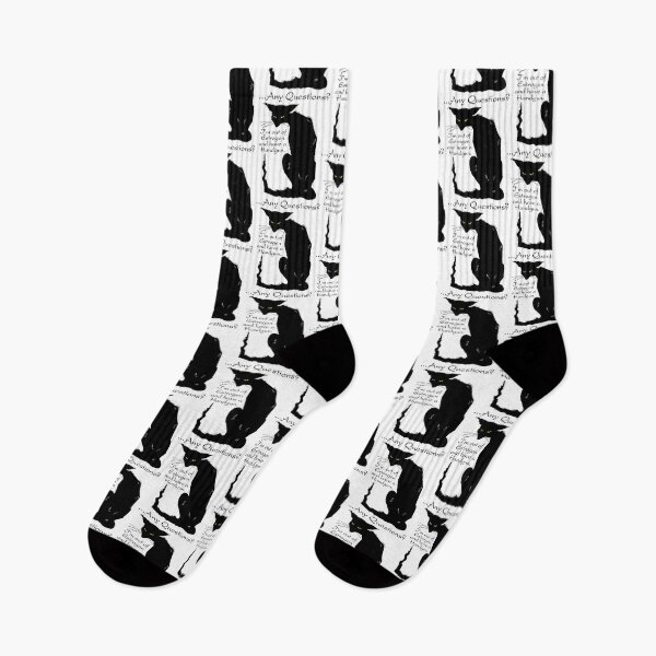 Item preview, I'm Out of Estrogen and Have a Gun Any Questions Joke Funny Black Cat designed and sold by TrashLIT.