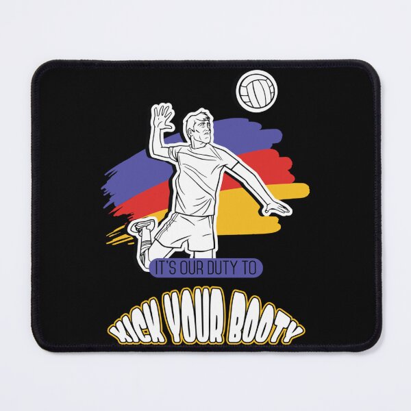 Item preview, It S Our Duty To Kick Your Booty Beach Volleyball Player Sticker designed and sold by samirdari7.