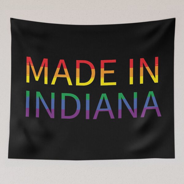 Item preview, Rainbow LGBT Indiana, US designed and sold by LoveIsColorful.