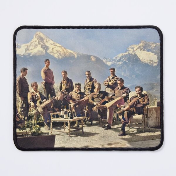 Item preview, Dick Winters and his Easy Company lounging at Eagle's Nest, Hitler's former residence in the Bavarian Alps, 1945 designed and sold by mariawoodi.
