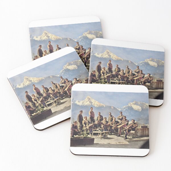 Item preview, Dick Winters and his Easy Company lounging at Eagle's Nest, Hitler's former residence in the Bavarian Alps, 1945 designed and sold by mariawoodi.