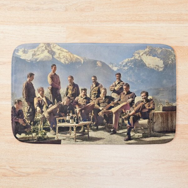 Item preview, Dick Winters and his Easy Company lounging at Eagle's Nest, Hitler's former residence in the Bavarian Alps, 1945 designed and sold by mariawoodi.