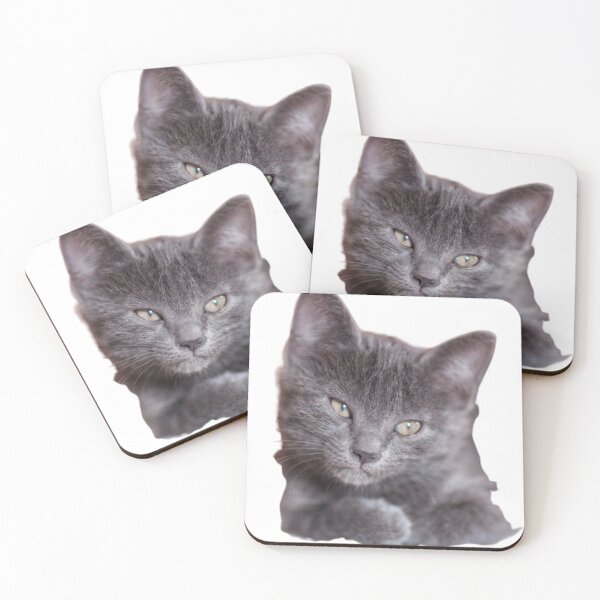 Item preview, CUTE TINY GRAY KITTEN #5 designed and sold by giantstep.
