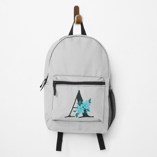 Item preview, Blue floral A monogram designed and sold by Coffee Lifestyle.