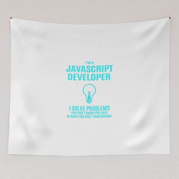 Item preview, Javascript Developer - I Solve Problems Job Gift designed and sold by melissaval2.