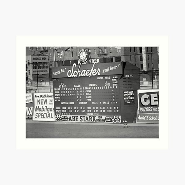 Chicago Framed Prints Black and White: The Wrigley Field Scoreboard during  the 2016 World Series