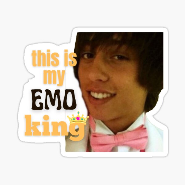 jake kiszka emo Sticker