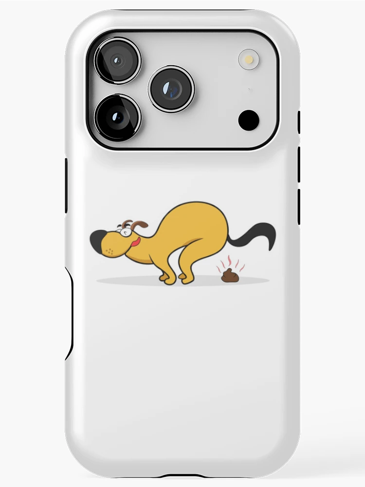 Thumbnail 1 of 4, iPhone Case, Dogs Pooping designed and sold by Wolf Atelier.