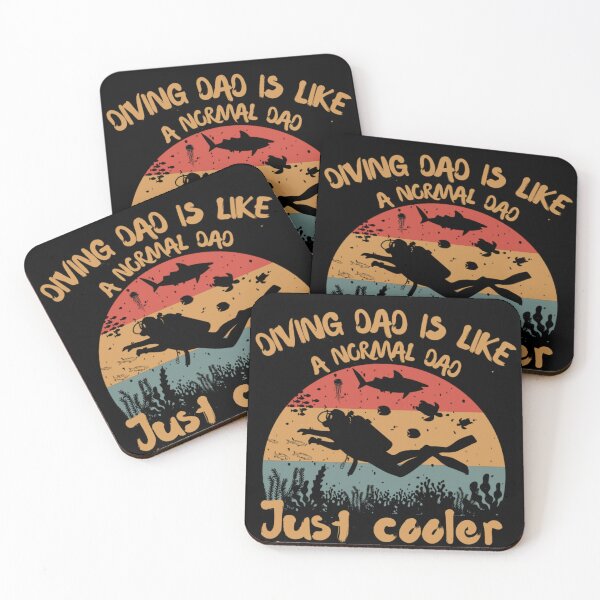 Item preview, Diving dad just like a normal dad just cooler designed and sold by Douniaya.