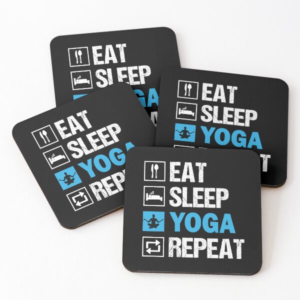 Item preview, Eat Sleep Yoga Repeat designed and sold by beefrancky.