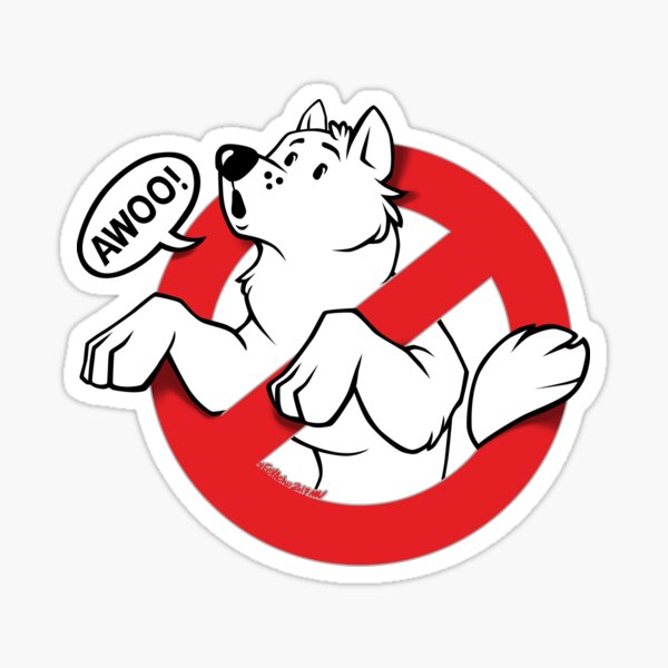 Awoobusters (Parody) Sticker
