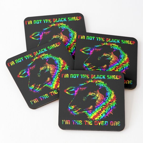 Item preview, I'm not the black sheep I'm the tie dye one designed and sold by Catspeople.