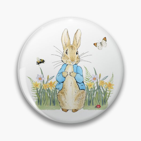Item preview, Peter Rabbit & Spring Flowers designed and sold by AVArtDecor.