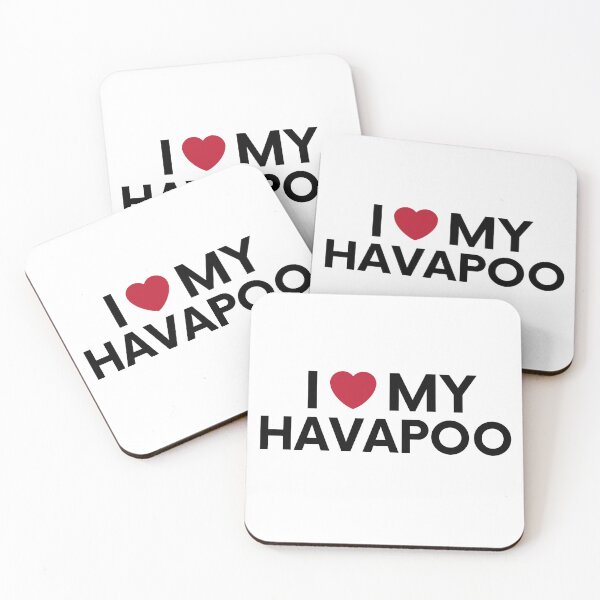Item preview, i love my havapoo dog, Havenese Poodle mix designed and sold by EChendesign.