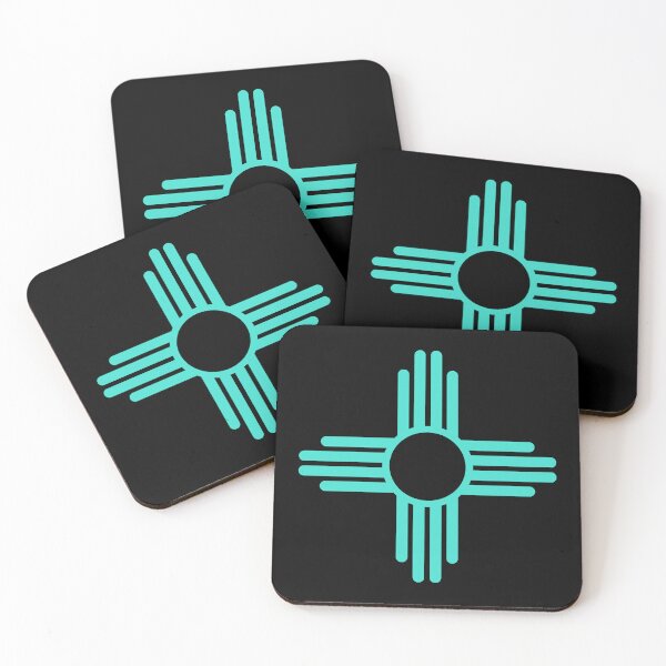 Item preview, New Mexico Zia Sun en azul turquesa designed and sold by NikkiLopez.