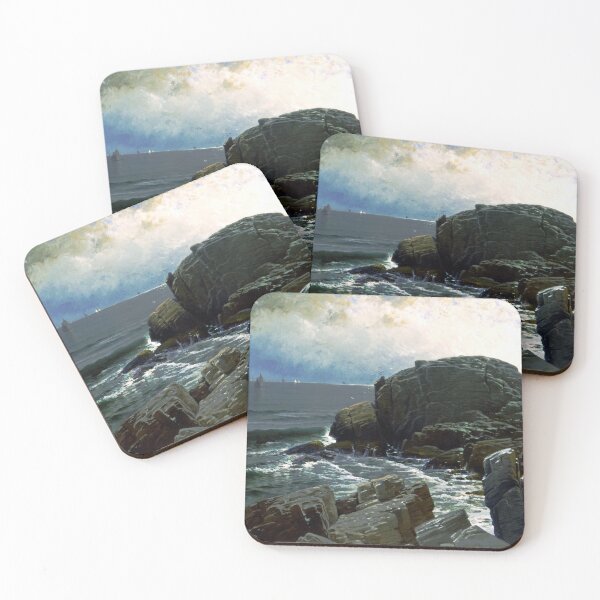 Item preview, Castle Rock, Marblehead - Alfred Thompson Bricher (1878) designed and sold by Geraldo Garcia.