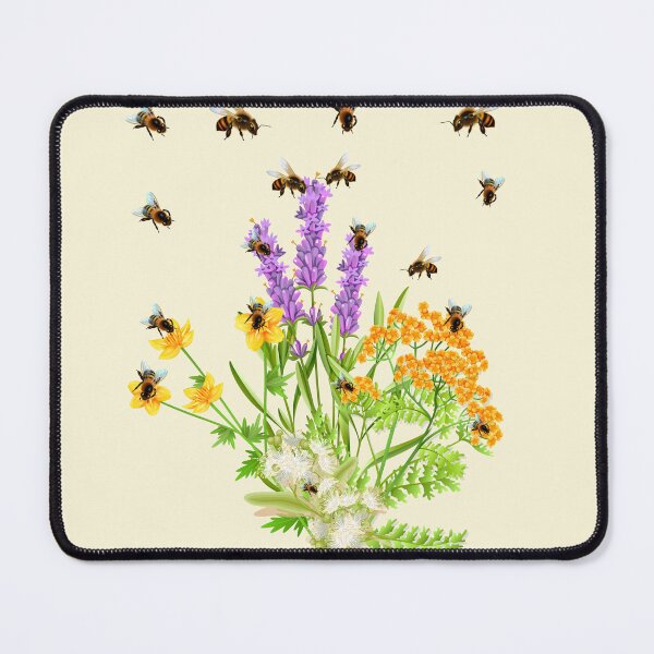 Item preview,  Flowers Summer  Honey bees designed and sold by TeeARTHY.