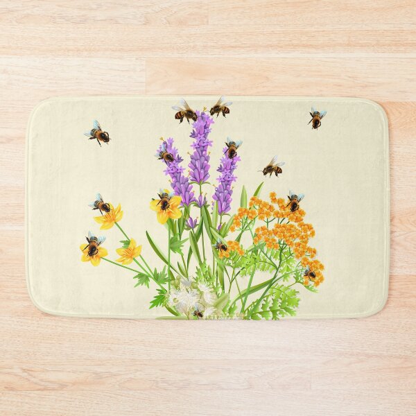 Item preview,  Flowers Summer  Honey bees designed and sold by TeeARTHY.