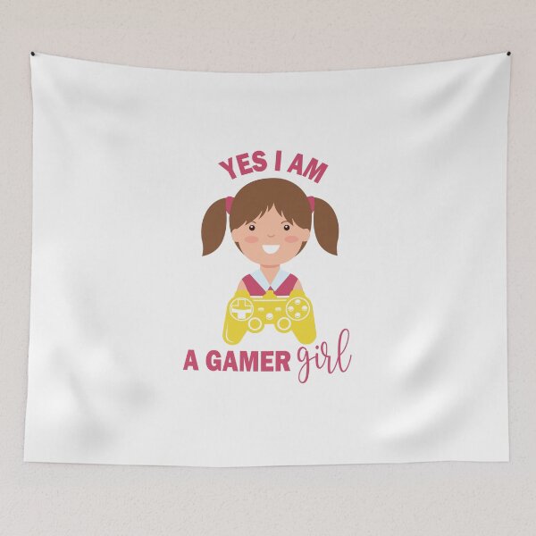 Item preview, Yes I Am A Gamer Girl designed and sold by beefrancky.