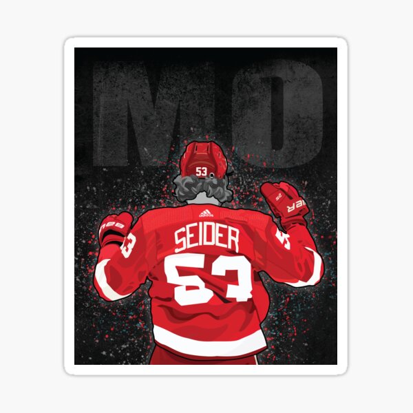 Detroit Hockey - Moritz Seider Sticker