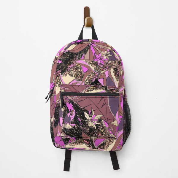 Item preview, Pink Moody jungle with cats hiding designed and sold by DannysReRemodel.