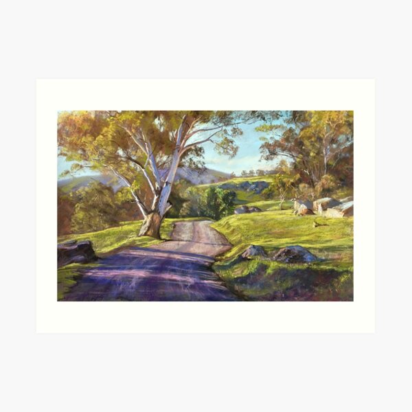 Spring in the Valley - Trawool Art Print