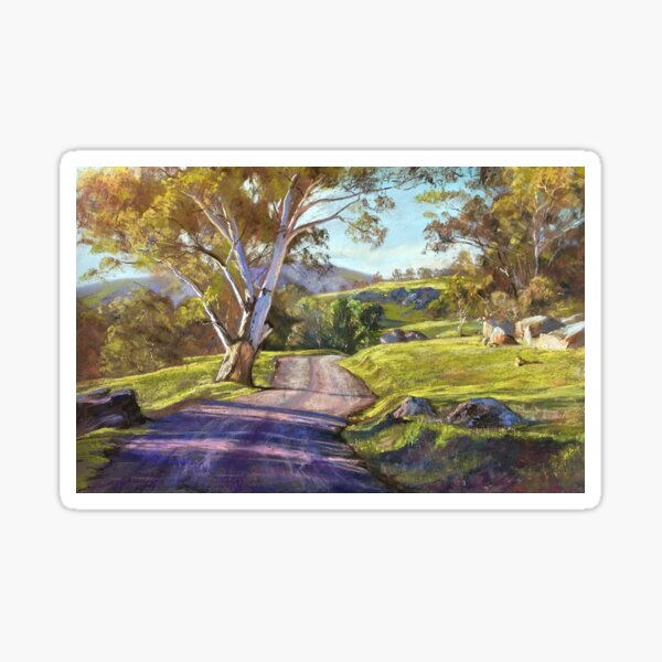 Item preview, Along the Greenslopes Road - Trawool designed and sold by Lynda Robinson.