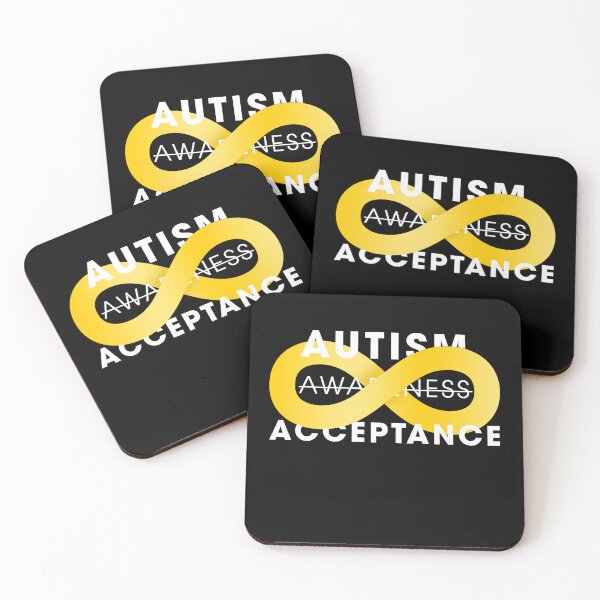 Item preview, Autism Acceptance With Gold Infinity designed and sold by Luan Huynh.
