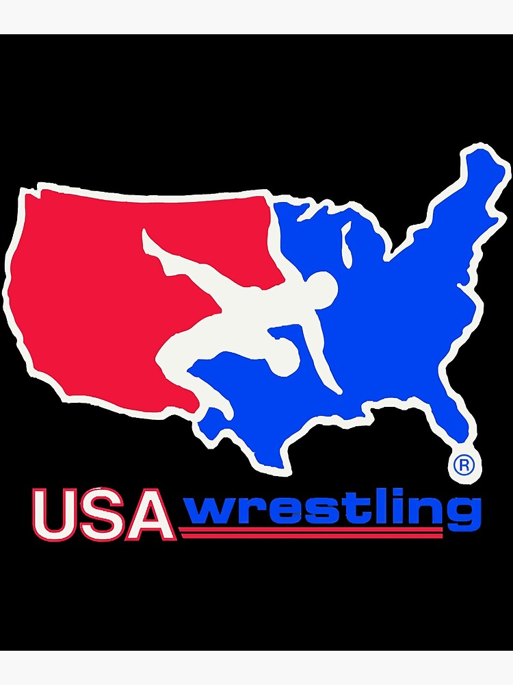 usa-wrestling-logo-poster-for-sale-by-nikkilopez-redbubble