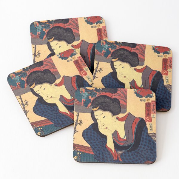 Item preview, Wanting to See the Early Blooming - Utagawa Kuniyoshi (1852) designed and sold by Geraldo Garcia.