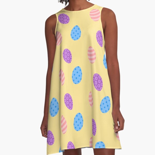 Easter Egg A-Line Dress
