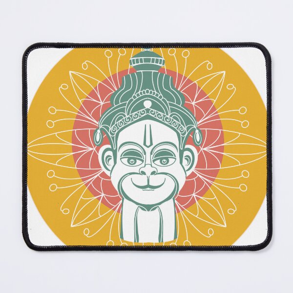Item preview, Lord HANUMAN colourful line art designed and sold by Shailendra Singh.