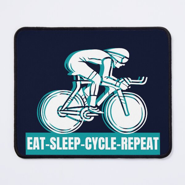 Item preview, Eat sleep cycle repeat - Funny cyclist designed and sold by pixxart.