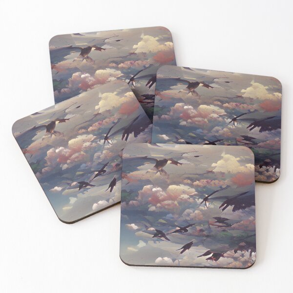Item preview, Ocean Sunset with Seabirds designed and sold by ~.