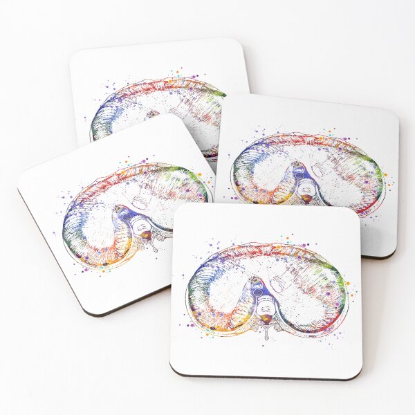 Item preview, Thoracic Diaphragm Watercolor Medical Gift designed and sold by LotusGifts.