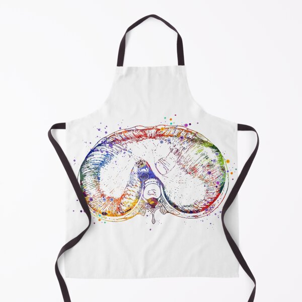 Item preview, Thoracic Diaphragm Watercolor Medical Gift designed and sold by LotusGifts.