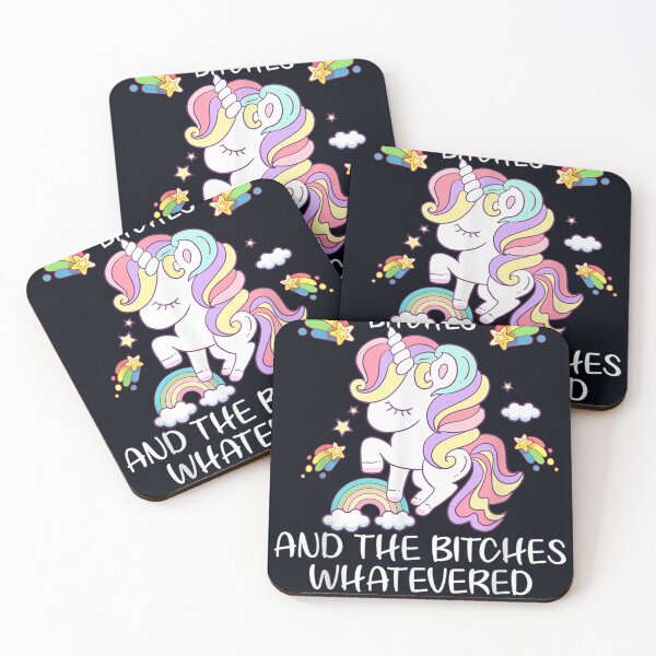 Item preview, I Was Like Whatever Bitches And The Bitches Unicorn designed and sold by DeannaMarks.
