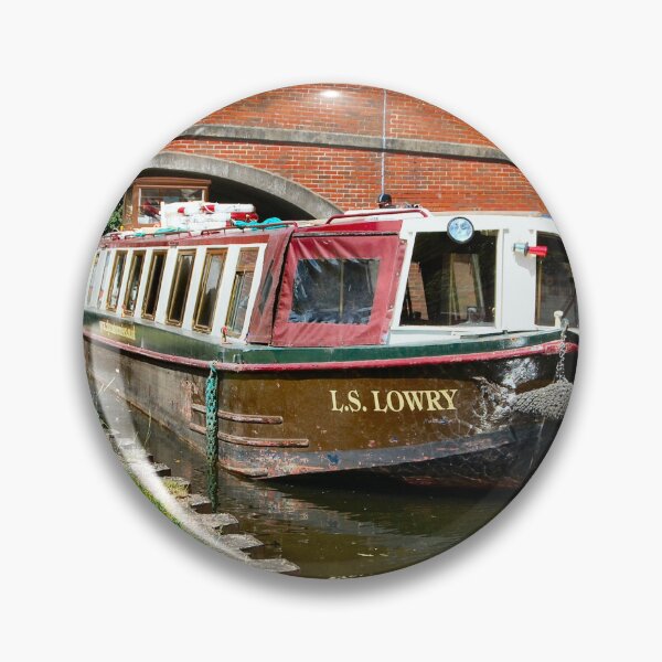 Item preview, CANAL BOAT ON THE LEEDS-LIVERPOOL CANAL   3 . designed and sold by ronsaunders47.