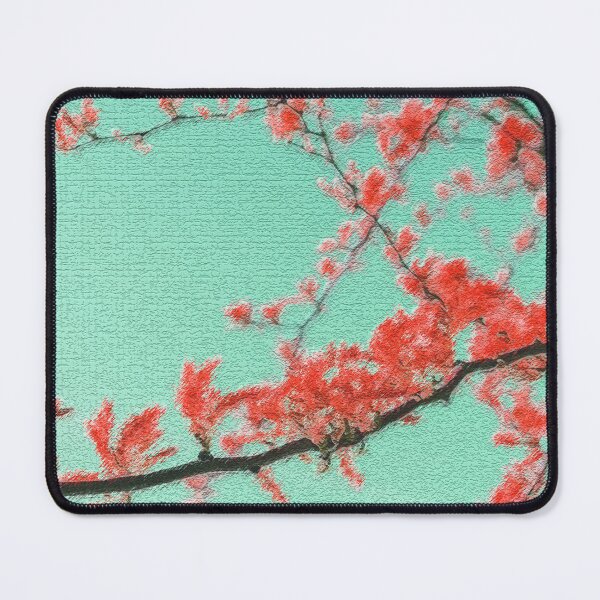 Item preview, Red Flowers in Craquelure designed and sold by Daizyner.