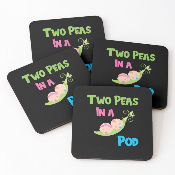 Item preview, Two Peas In A Pod Babies Fraternal Twin Baby Boy Girl designed and sold by ZiesMerch.