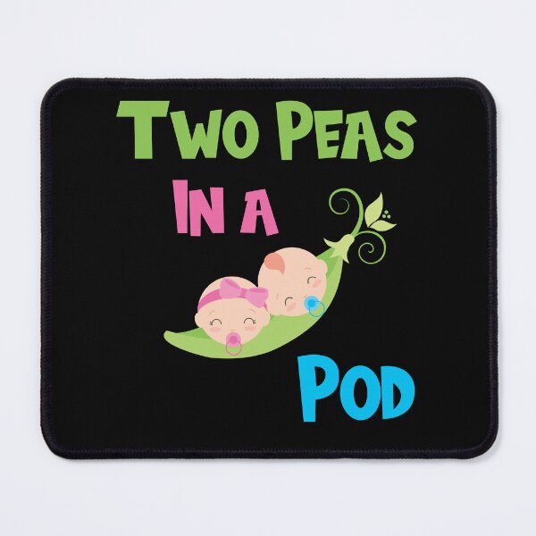 Item preview, Two Peas In A Pod Babies Fraternal Twin Baby Boy Girl designed and sold by ZiesMerch.