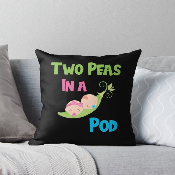 Item preview, Two Peas In A Pod Babies Fraternal Twin Baby Boy Girl designed and sold by ZiesMerch.
