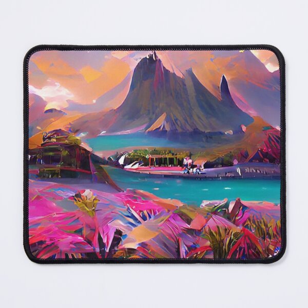 Item preview, South Pacific island Polynesia Travel Bora Bora designed and sold by CattlettArt.