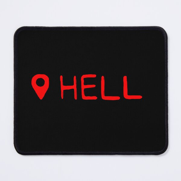 Item preview, Simple Hell location graphic text design designed and sold by UJ7777.
