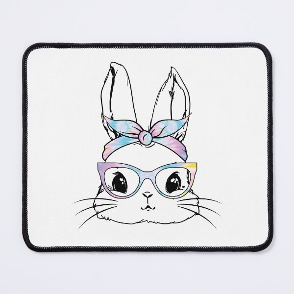 Item preview, Cute Bunny Face Tie Dye Glasses Easter Day Gift designed and sold by Tatus Brinal.