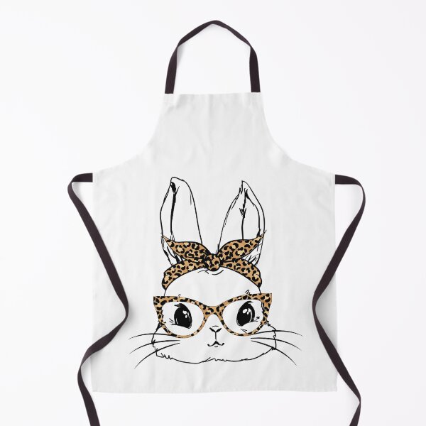 Item preview, Cute Bunny Face Leopard Glasses Easter Day designed and sold by Tatus Brinal.