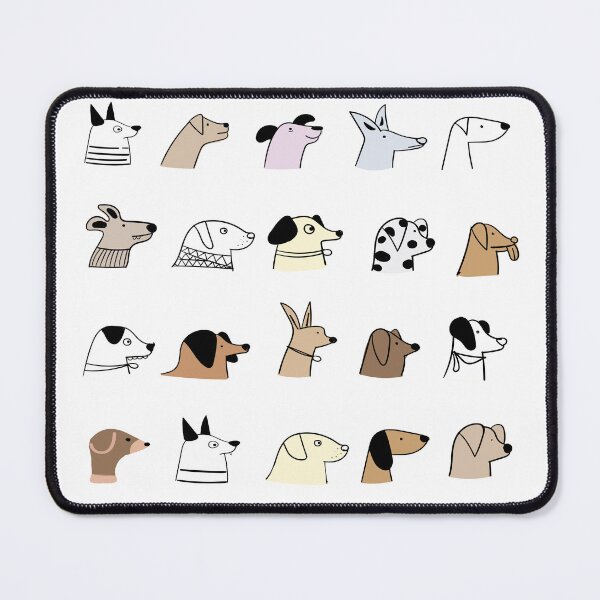 Item preview, cute dogs face cartoon animals  designed and sold by ahlam othman.